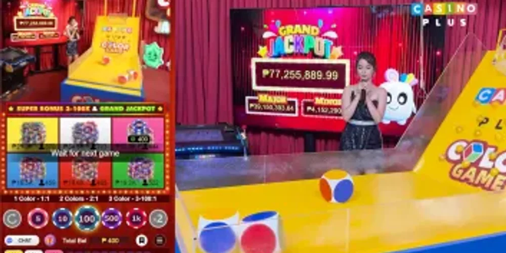 Philippine traditional perya color game live studio dice tumbler