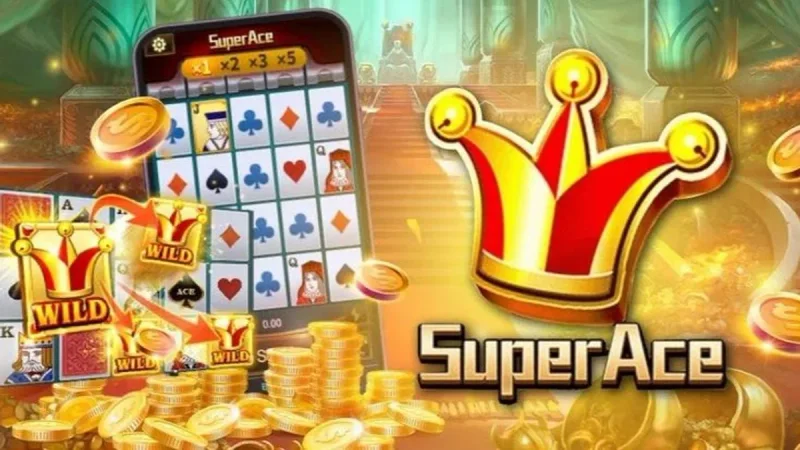 JILI Super Ace golden card Joker wild elimination paytable