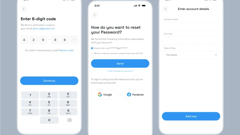 SMS OTP verification security screen for mobile registration