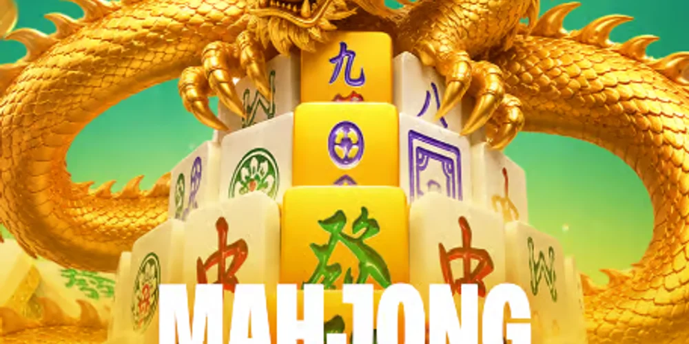 PG Soft Mahjong Ways 2 cascading slot symbols and golden dragon tiles